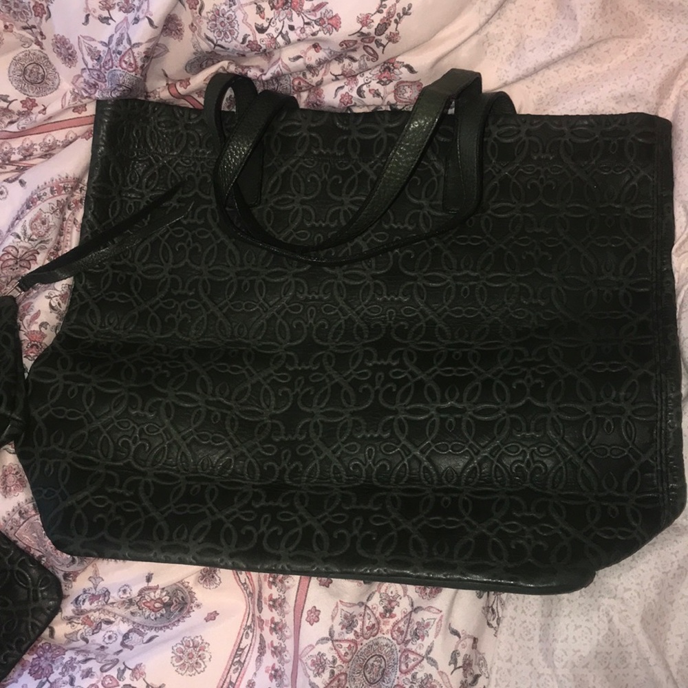 Alex and ani leather tote